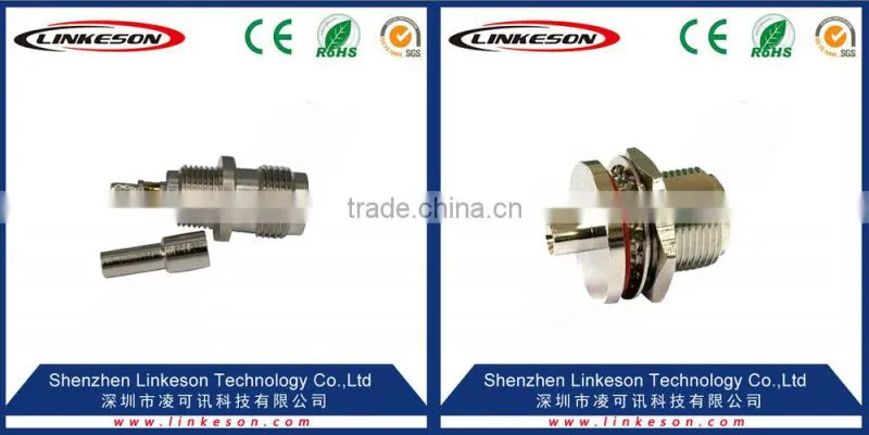female connector n flange bulkhead