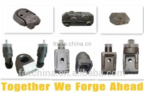 B47K bullet teeth with 19mm tungsten carbide drill teeth for foundation drilling