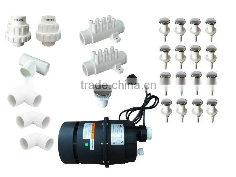 60-05 spa bubble jet system for hot tub air massage jet kit