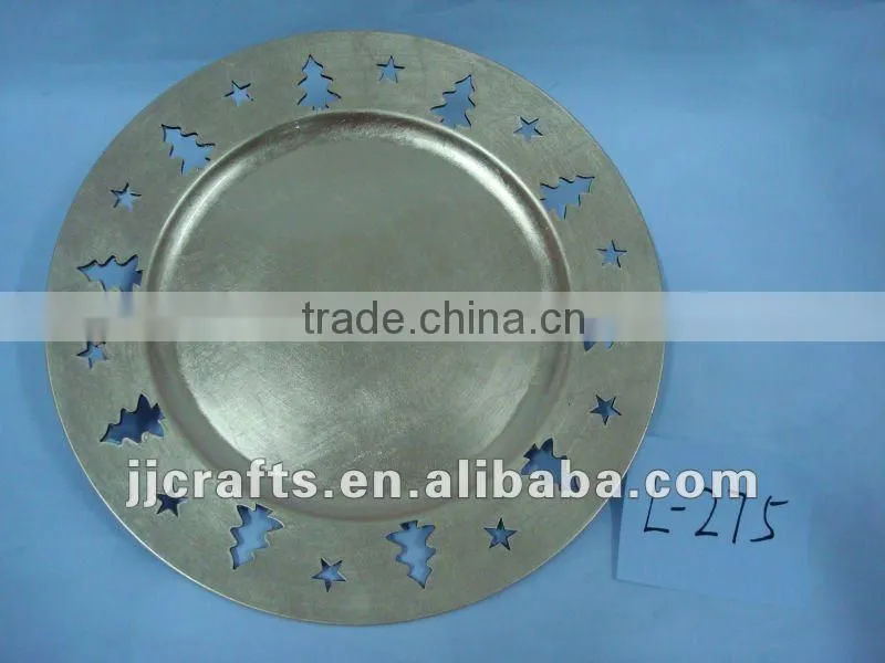 Christmas charger plate