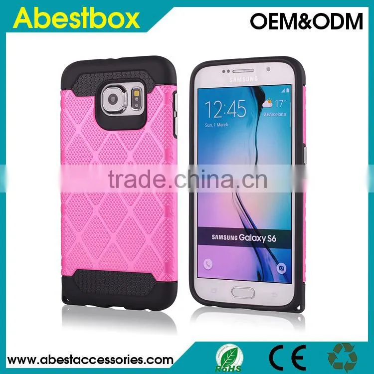 Tough Armor Mesh Plastic + TPU Combination Case for Samsung Galaxy S6 G920
