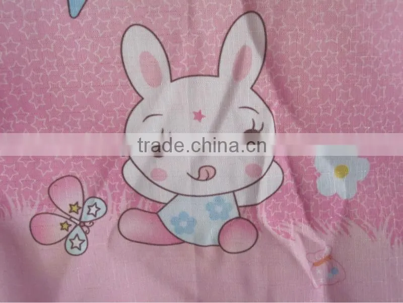 New arrival 100% polyester printed with cartoon children curtain fabric