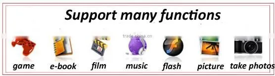 High speed TFT large screen 4.3inch Video Game Console MP5 Handheld Game Player many free games ebook/FM/Camera