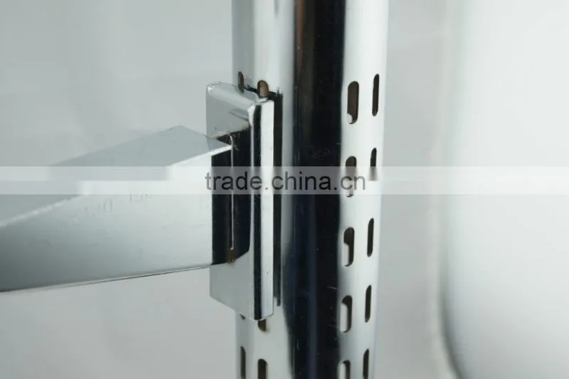 chrome glass support bracket