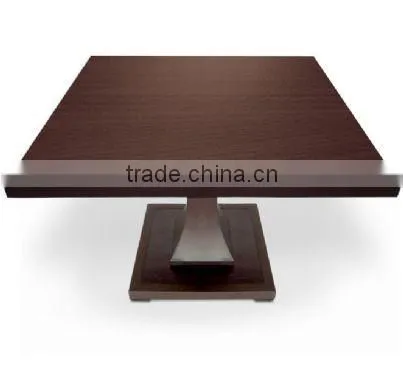 Custom made modern classic furniture cherry wooden round table top coffee dining table