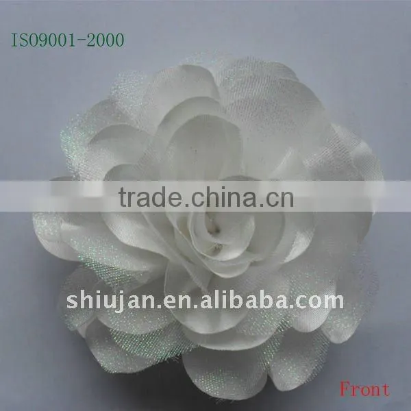 White Fabric Flower---SH0045(Wedding dresses)