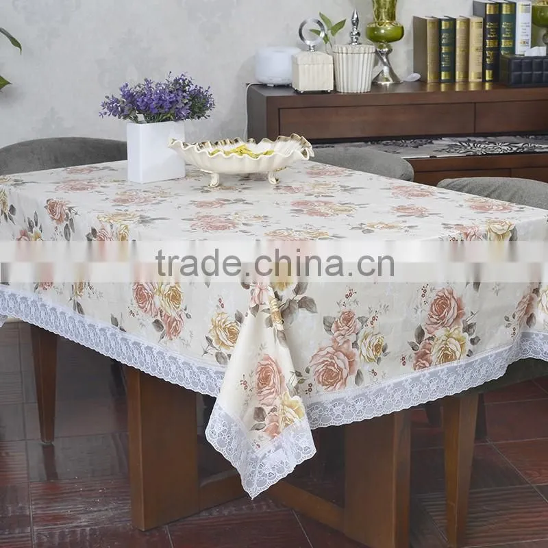 Transparent plastic table cloth PVC/PE/PEVA waterproof Table cloth