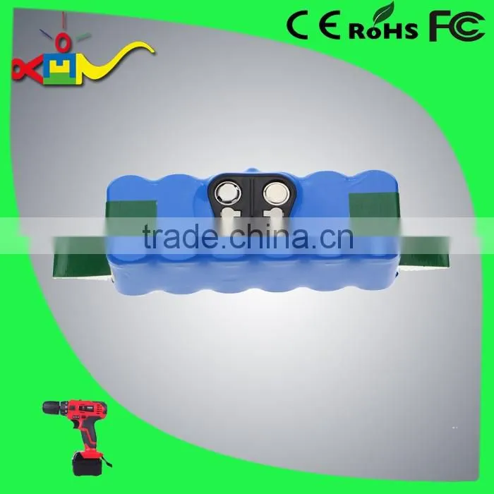 rechareable big current 14.4v ni mh battery pack for vacuum cleaner