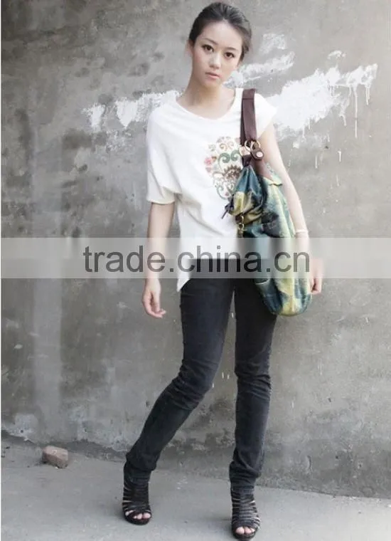 Alibaba Professional Bag Factory Classic Denim Shoulder Bags Woman handbags