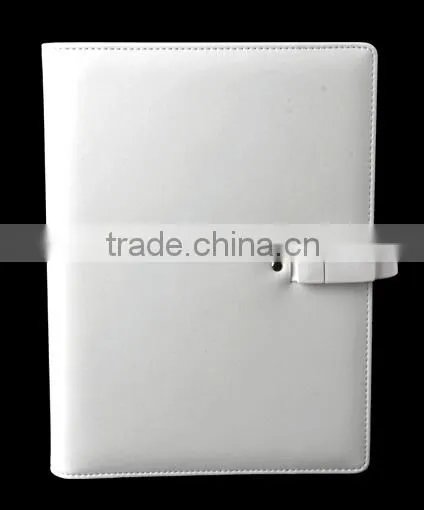 Plain notebook a5 notebook with usb