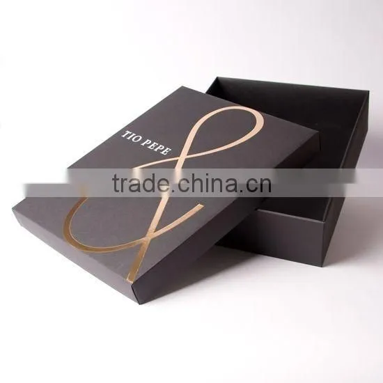 Two Piece Cardboard Box /Luxury black box