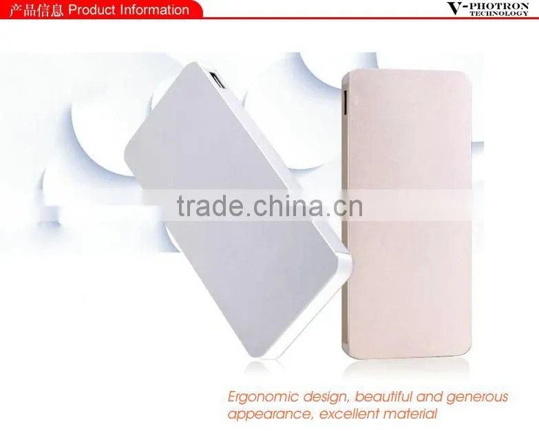 Newest ultra-thin 6000mAh power bank charger for iphone