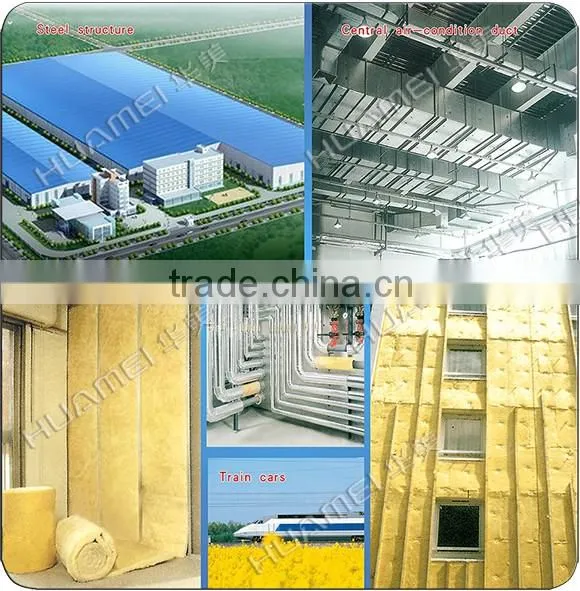 Glasswool vinyl faced fiberglass fireproof insulation board