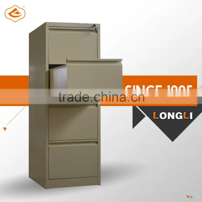 F4/ A4 File cabinet system office furniture four drawer vertical filing cabinet