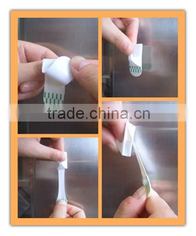 adhesive plastic hook adhesive oval wall hook adhesive 5pcs set plastic hook