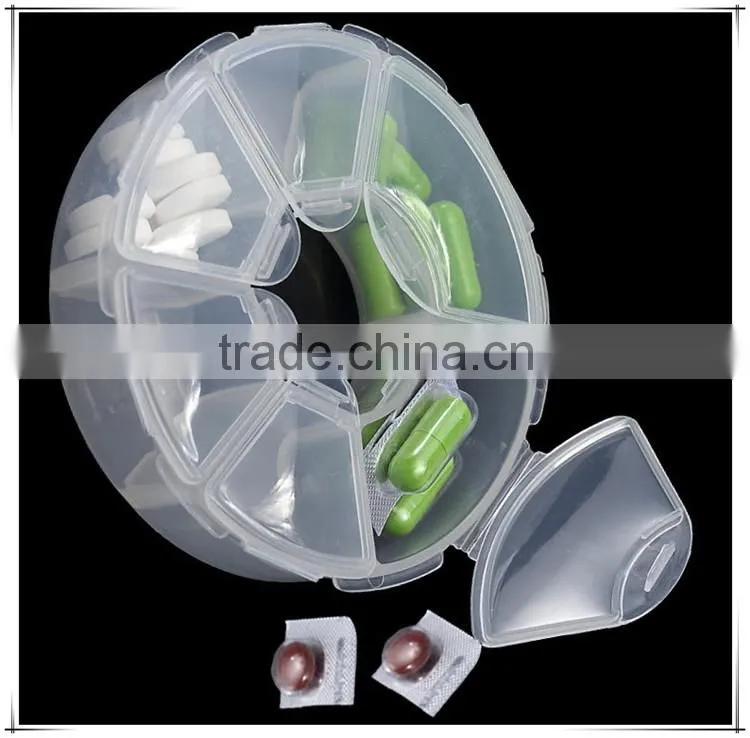 Popular Unique Plastic Free Pill Box