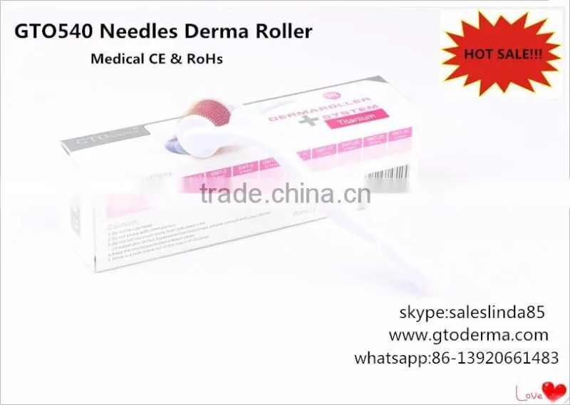 HOT!!! derma roller GTO 540 needles face dermaroller