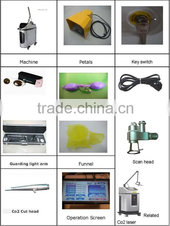 medical equipments co2 laser for acne scar removal