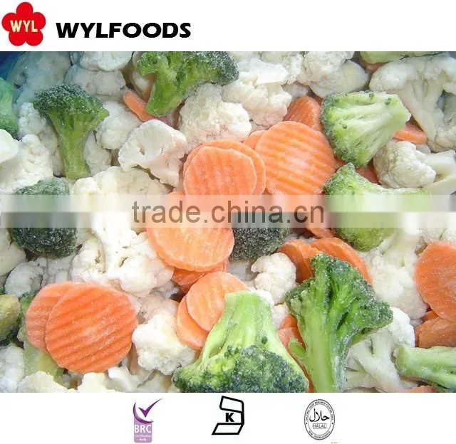 Frozen IQF mixed vegatables,grade A