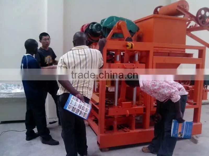hollow block machine in philippines,QTJ4-26 fully automatic concrete block making machine