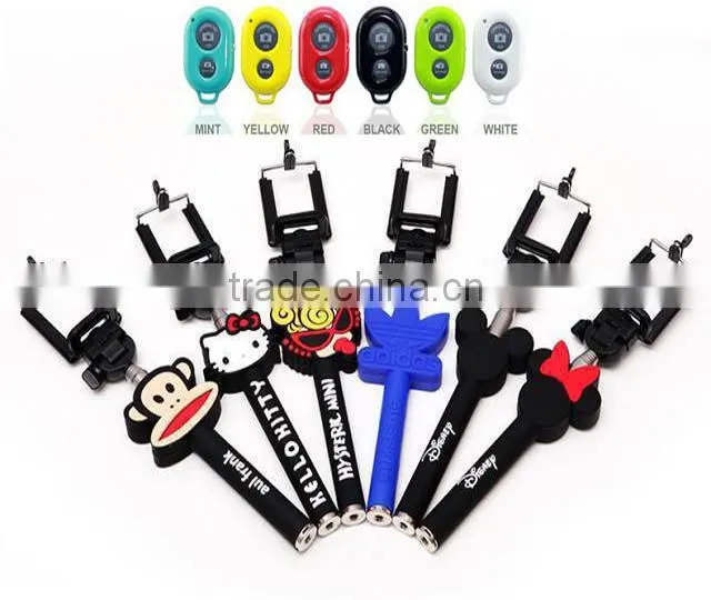 Wireless bluetooth remote control silicone self-timer