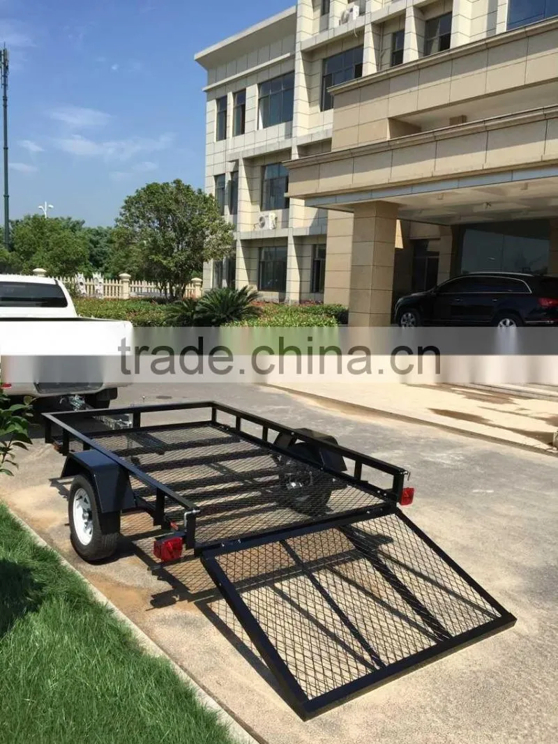 10x5ft Hot Dipped Galvanized Fully Welding Heavy Duty Tandem Trailers