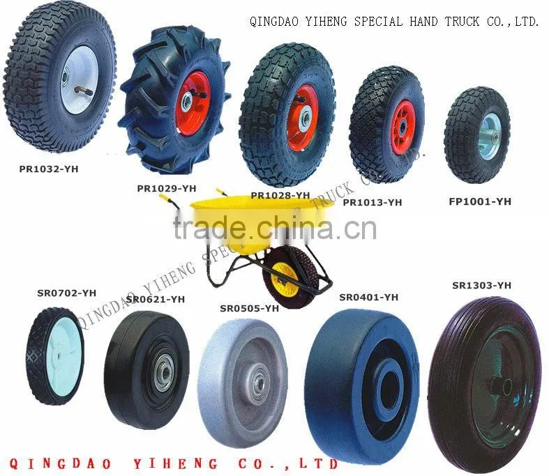 Solid Rubber Spoke Wheels 16"x4.00-8