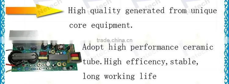 3g 5g 6g 7g air cooling ceramic system air purifier ozone generator for laundry