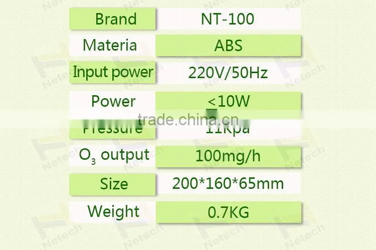Hot sells 100mg mini ozone generator / car ozone generator / ozone air freshener