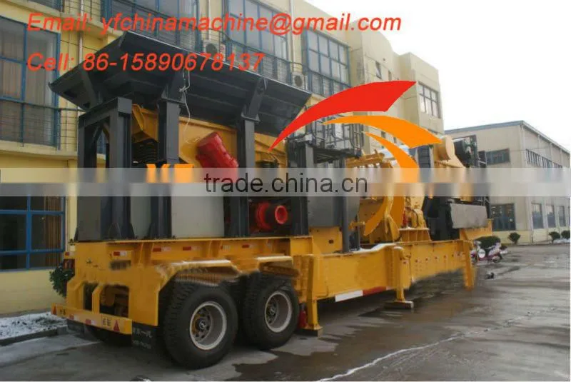 China easy movable mobile stone crusher for sale