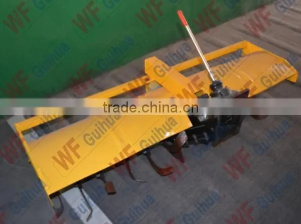 Rotary tiller for 2 Wheel Drive mini tractor
