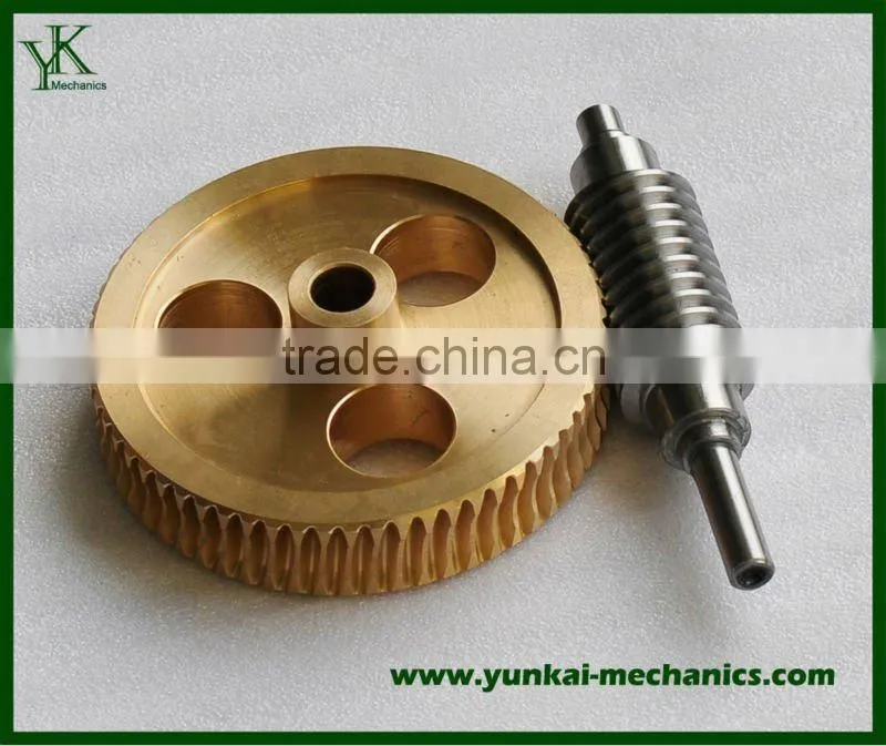 Small brass worm gear wheel for reducer gearbox worm gear reducer