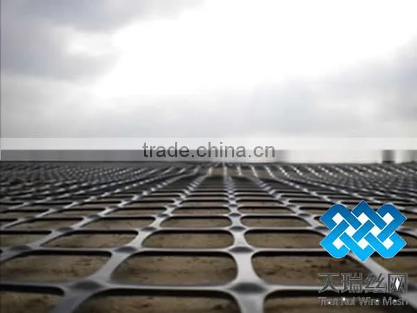 polypropylene biaxial geogrid, PP biaxial geogrid