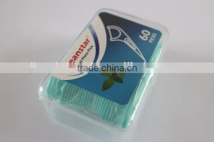 dental floss in a plastic box