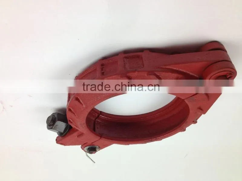 Made In China Concrete Pump Spare Parts Concrete Pump Pipe Clamp Stainless Steel Pipe Clamp