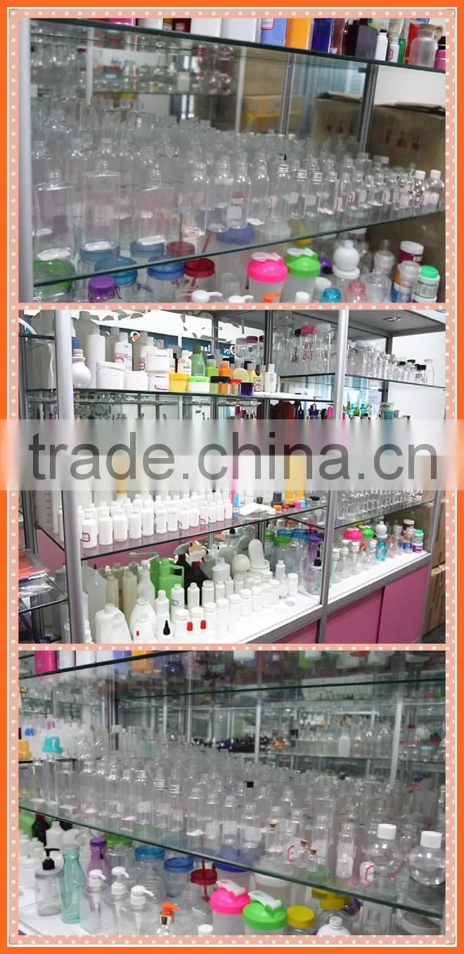 250ML Natural Face Beauty Cream Packaging PET Amber Plastic Cream Jar