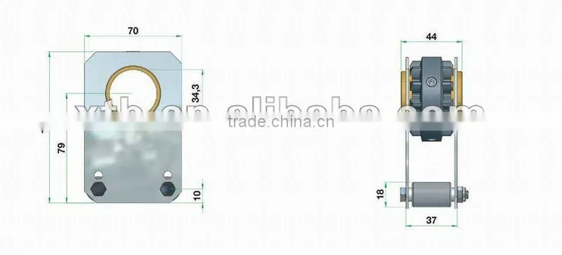 Shading pinion for greenhouse shading system