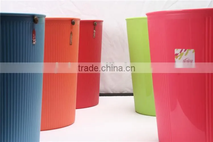 Plastic Widemouth Trash Can Dustbin Waste Bin 10L