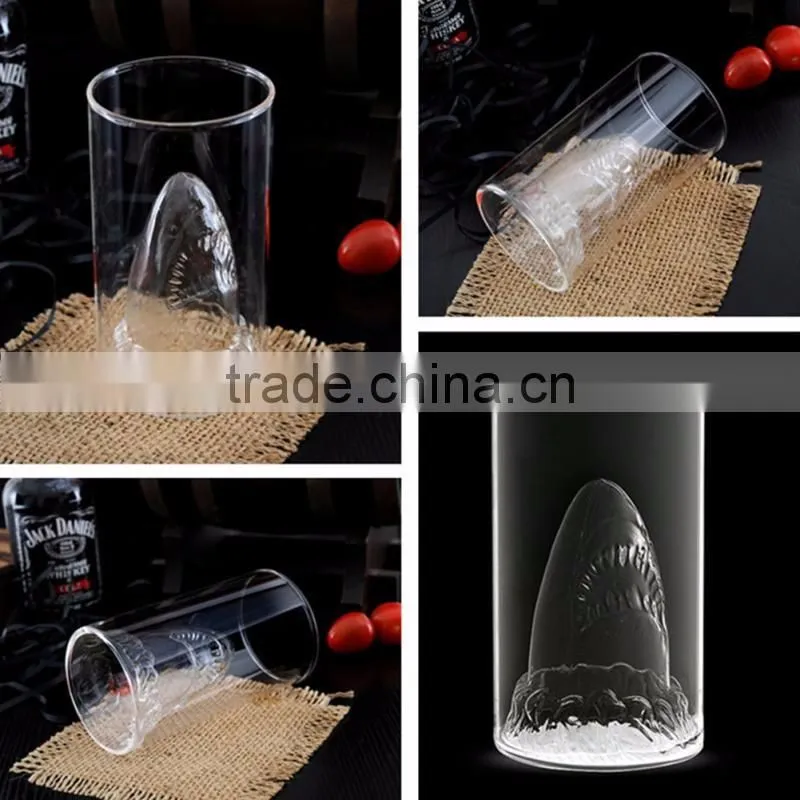 300ML New Sharks Cup Handmade Glass Beer Mug
