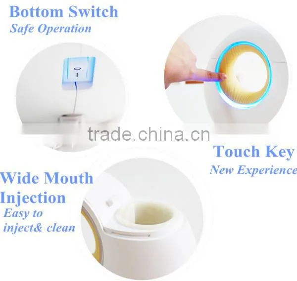 Hot Sale Eco-friendly 180ml long timing electric ultrasonic air freshener with LED Tubes