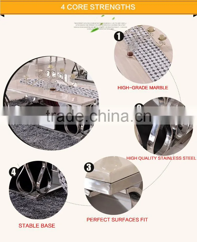 C387 Italian Marble Corner Table Square Coffee Table