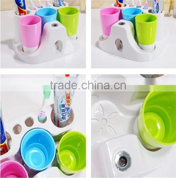 N167 automatic toothpaste dispenser & toothbrush holder