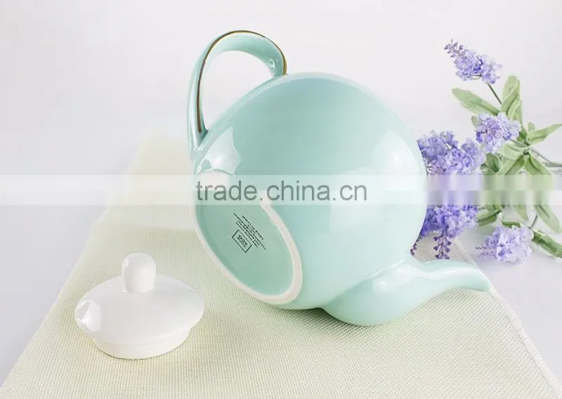 Cheap chinese ceramic teapots bluk wholesale with custom logo