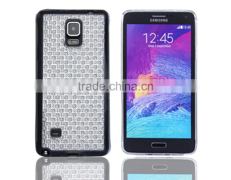 TPU new design diamond stone phone case for Samsung NOTE 4