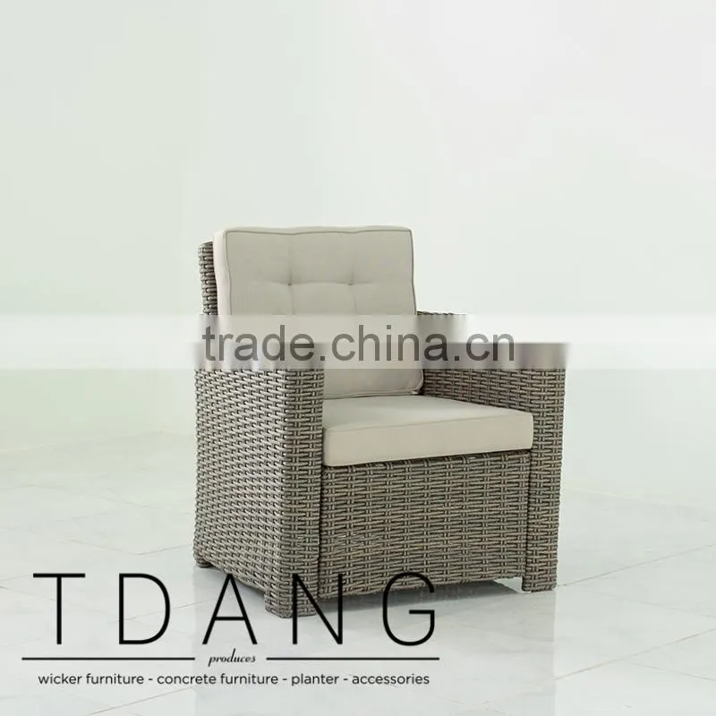Palm Harbor Wicker K-D Lounge Chair - K-D Rattan Sofa Set