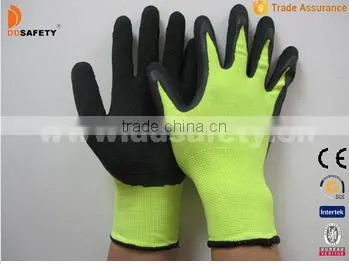 Comfort Nylon With Black Natural Latex Safety Gloves