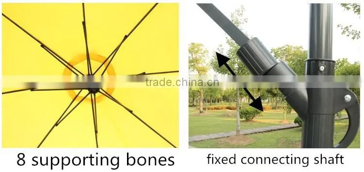 New design waterproof garden parasol umbrella