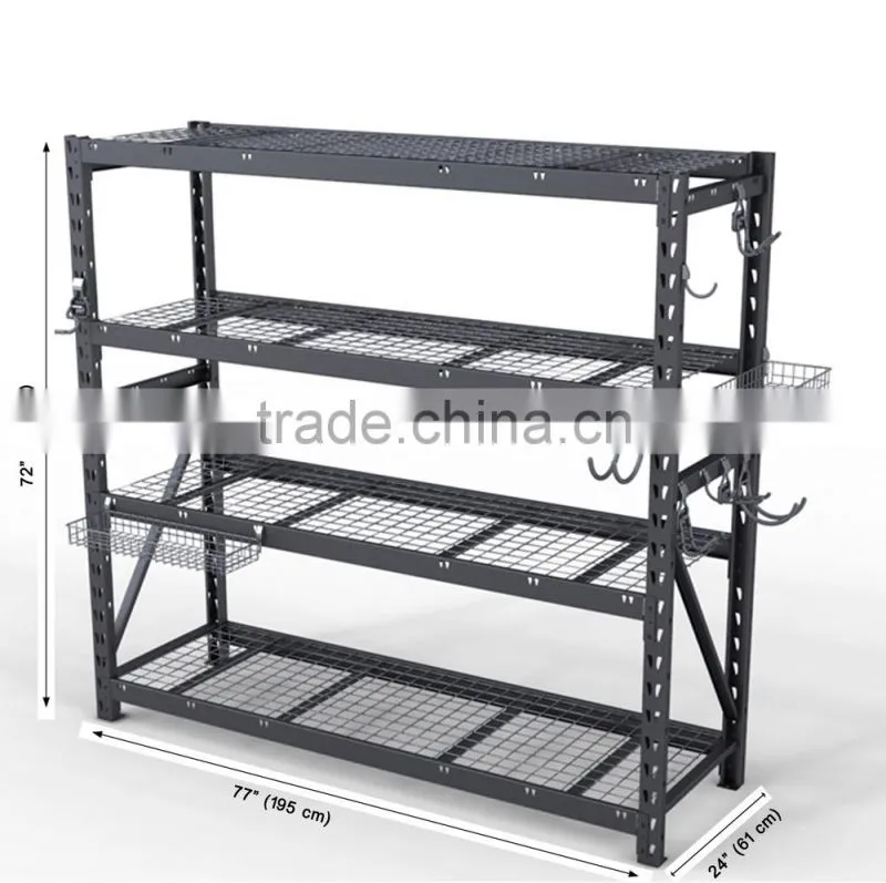 heavy duty Warehouse Shelf goods storage store metal shelf