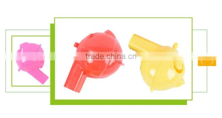 High quality cheap toy kids cheering small plastic toy whistle