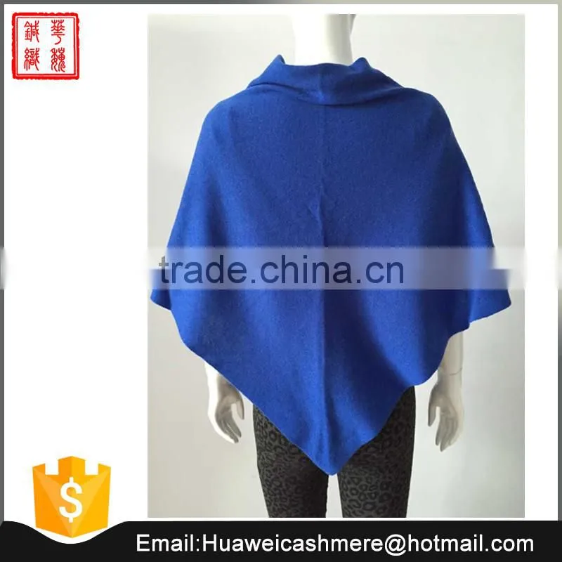 Exquisite Design Knitted 100% Cashmere Triangle Scarf